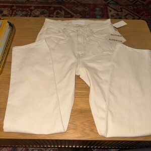 MOTHER Buckle Bunny Rider Ankle Jeans, Act Natural